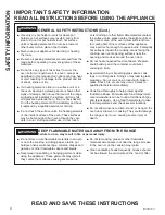 Preview for 4 page of GE JM250DTBB Owner'S Manual