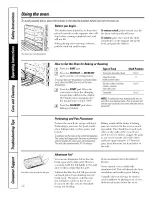 Preview for 12 page of GE JMP31 Owner'S Manual