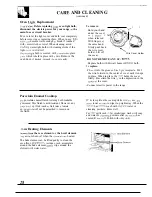 Предварительный просмотр 28 страницы GE JMP31 Use And Care Manual