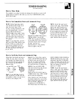 Preview for 11 page of GE JMS1OGR Use And Care Manual