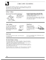 Preview for 18 page of GE JMS1OGR Use And Care Manual