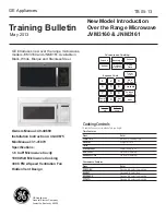 GE JNM3161 Training Bulletin предпросмотр