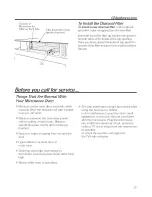 Preview for 25 page of GE JNM3161DF1WW Owner'S Manual