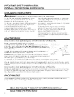 Preview for 8 page of GE JNM6171 Use And Care Manual