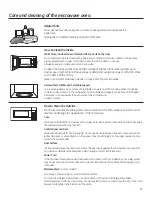 Preview for 27 page of GE JNM6171 Use And Care Manual