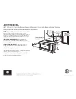 GE JNM7196SK Dimensions And Installation Information предпросмотр