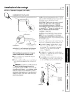 Предварительный просмотр 13 страницы GE JP200 Owner'S Manual And Installation Instructions