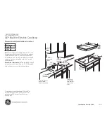 Preview for 1 page of GE JP202DWW Dimensions And Specifications