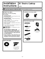 Preview for 12 page of GE JP256 Owner'S Manual And Installation Instructions