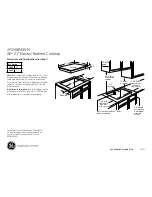 Preview for 1 page of GE JP256BMBB Dimensions And Specifications