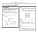 Preview for 14 page of GE JP256WM2WW Owner'S Manual And Installation Instructions