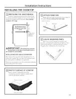 Preview for 17 page of GE JP256WM2WW Owner'S Manual And Installation Instructions