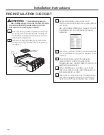 Preview for 14 page of GE JP256WMWW Owner'S Manual & Installation Instructions