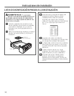 Preview for 62 page of GE JP256WMWW Owner'S Manual & Installation Instructions