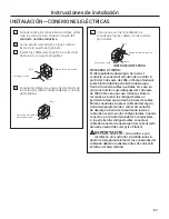 Preview for 67 page of GE JP256WMWW Owner'S Manual & Installation Instructions