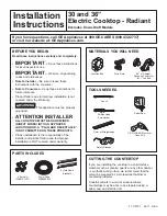 GE JP3030D Installation Instructions Manual preview