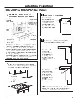 Предварительный просмотр 5 страницы GE JP3030D Installation Instructions Manual