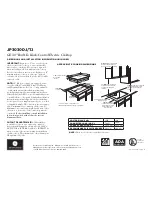 GE JP3030TJ Dimensions And Installation Information preview