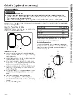 Предварительный просмотр 15 страницы GE JP3036 Owner'S Manual