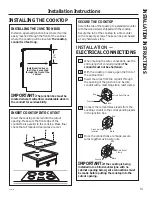 Предварительный просмотр 13 страницы GE JP328BKBB Owner'S Manual & Installation Instructions