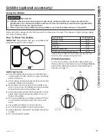 Preview for 15 page of GE JP3530 Owner'S Manual