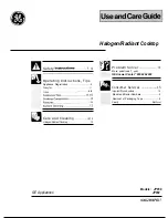 Preview for 1 page of GE jp370b User Manual