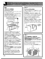 Предварительный просмотр 34 страницы GE JP383 Use And Care & Installation Manual