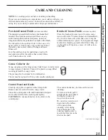 Preview for 25 page of GE JP385 Use And Care & Installation Manual