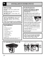 Preview for 30 page of GE JP385 Use And Care & Installation Manual