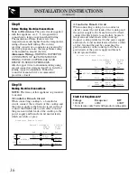 Preview for 36 page of GE JP385 Use And Care & Installation Manual