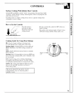 Предварительный просмотр 9 страницы GE JP389 Use And Care Manual