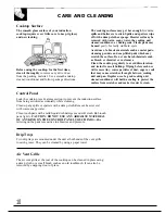 Preview for 10 page of GE JP392R Use And Care Manual