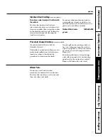 Preview for 7 page of GE JP626WFWW Owner'S Manual & Installation Instructions