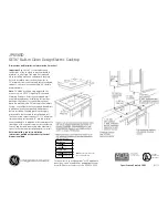 Preview for 1 page of GE JP656SDSS Dimensions And Installation Information