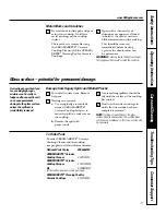 Предварительный просмотр 11 страницы GE JP960 Owner'S Manual