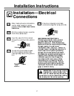 Предварительный просмотр 7 страницы GE JP961 Installation Instructions Manual