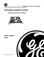 GE JP989 Series Technical Service Manual предпросмотр