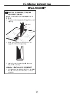 Предварительный просмотр 27 страницы GE JP989SKSS Owner'S Manual & Installation Instructions