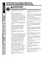 Предварительный просмотр 36 страницы GE JP989SKSS Owner'S Manual & Installation Instructions