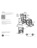 GE JRP28SKSS - 24" Double Electric Wall Oven Dimensions And Installation Information preview