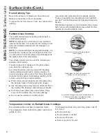 Предварительный просмотр 8 страницы GE JS645 Owner'S Manual