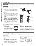 Предварительный просмотр 20 страницы GE JS645 Owner'S Manual