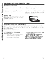 Предварительный просмотр 20 страницы GE JS660EL1ES Owner'S Manual