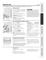 Предварительный просмотр 11 страницы GE JS905 Owner'S Manual