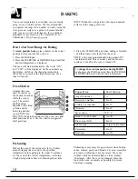 Preview for 14 page of GE JSP26 Use & Care Manual