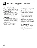 Preview for 26 page of GE JSP26 Use & Care Manual