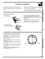 Preview for 9 page of GE JSP34 Use And Care Manual