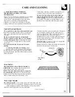 Preview for 31 page of GE JSP38 Use And Care Manual