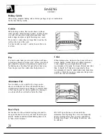 Preview for 20 page of GE JSP38GP Use And Care Manual