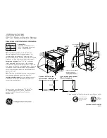 GE JSP39BKBB Dimensions And Installation Information preview